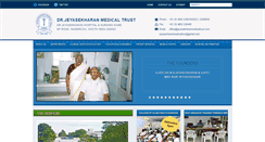 Desktop Screenshot of jeyasekharanmedicaltrust.com